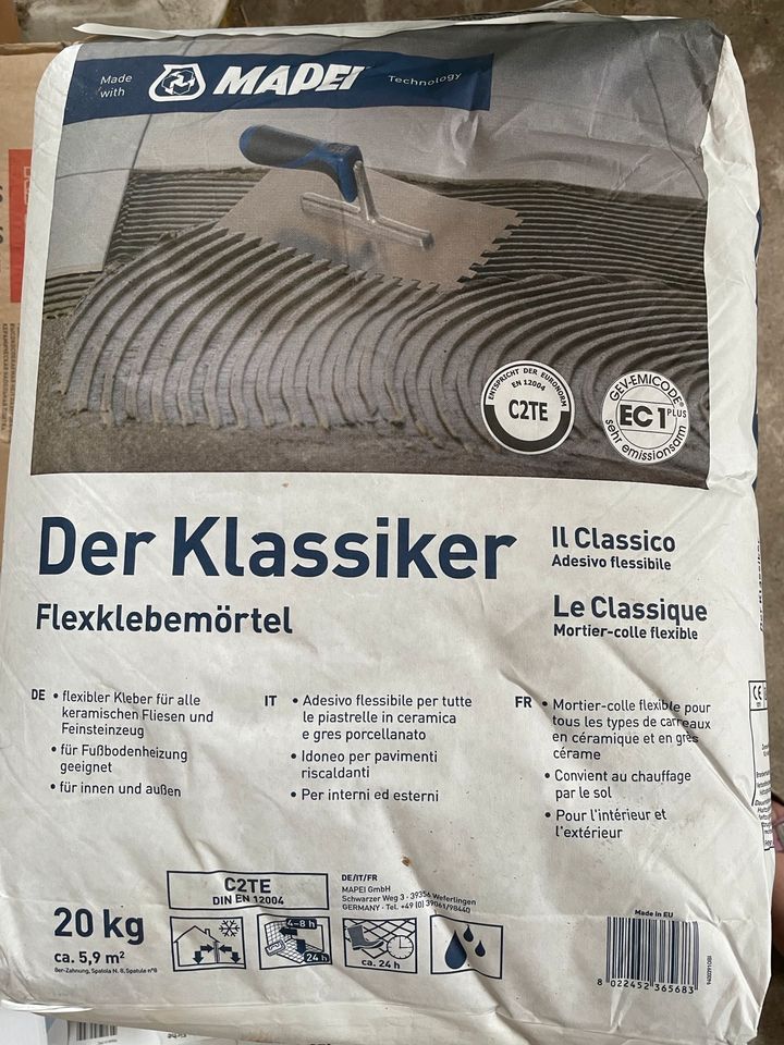 Metro Fliesen 7,5x15 Weiss matt - Materialpaket in Egenhausen