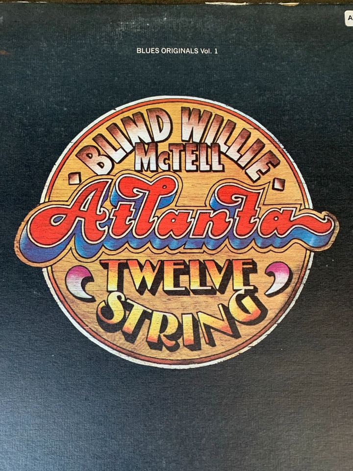 Vinyl Blind Willie McTell,Atlanta Twelve String, Blues 1972 rar in Illerkirchberg