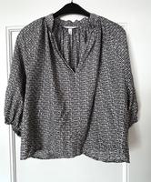 Oversized Bluse, Tunika, schwarz weiß, Muster, H&M, Gr. S Bayern - Schwabach Vorschau