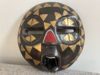 Afrikanische Gahna Maske Perlenmaske Holz Vintage Kunst Berlin - Zehlendorf Vorschau
