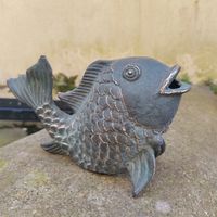 Bronze Fisch Skulptur Teich Brunnen Gartendeko Garten Deko Figur Hannover - Mitte Vorschau