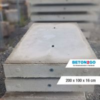 Betonplatten Platten Beton 200x100x16 oder 200x200x16 cm Nordrhein-Westfalen - Steinheim Vorschau