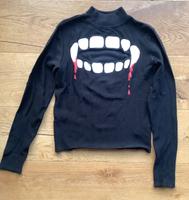 Divided Pulli cut-out Vampir Blut Glitzer Goth Emo Zähne Dracula Bayern - Hersbruck Vorschau