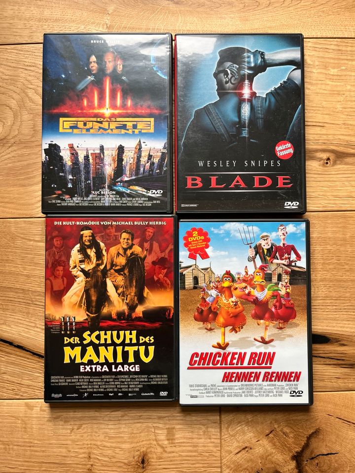 DVD Blade, Chicken Run, das Fünfte Element…. in Landau in der Pfalz