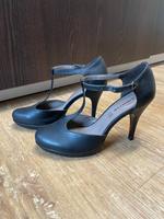 Spangenpumps / Slingback / Pumps mit Steg / Stiletto Gr. 40 Hessen - Bad Arolsen Vorschau