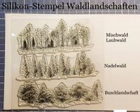 Silikonstempel Clear-Stamper transparent Wald Bäume Landschaft NE Sachsen - Pegau Vorschau