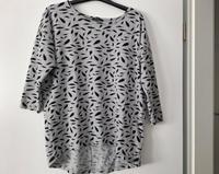 Grauer Pulli mit schwarzen Blättern, Only, Damen M Hessen - Rodgau Vorschau