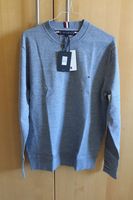 Tommy Hilfiger MOULINE STRIPED CREW NECK, Gr. L NEU Hellblau Thüringen - Rositz Vorschau