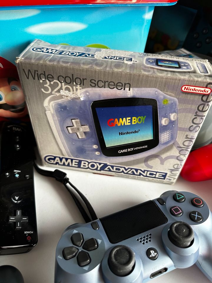 Gameboy Advance transparent mit ovp und Anleitung in Elsenfeld