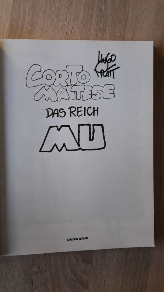 Corto Maltese - Das Reich Mu 1.Auflage Zustand 1 Carlsen 1993 in Hameln