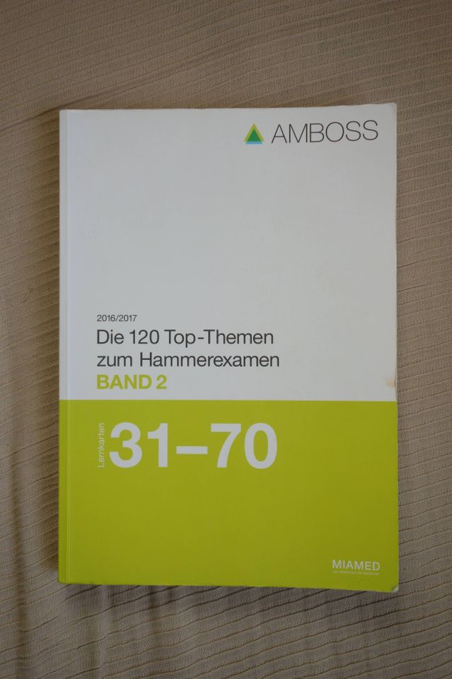 AMBOSS-Skripte: Die 120 Top-Themen zum Hammerexamen – Band 1-3 in Marburg