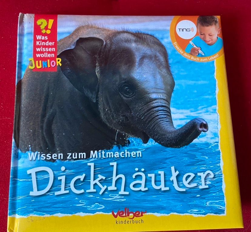 2 Ting Bücher - Tiger u. Co. und Dickhäuter - lesen - Kinder in Dortmund