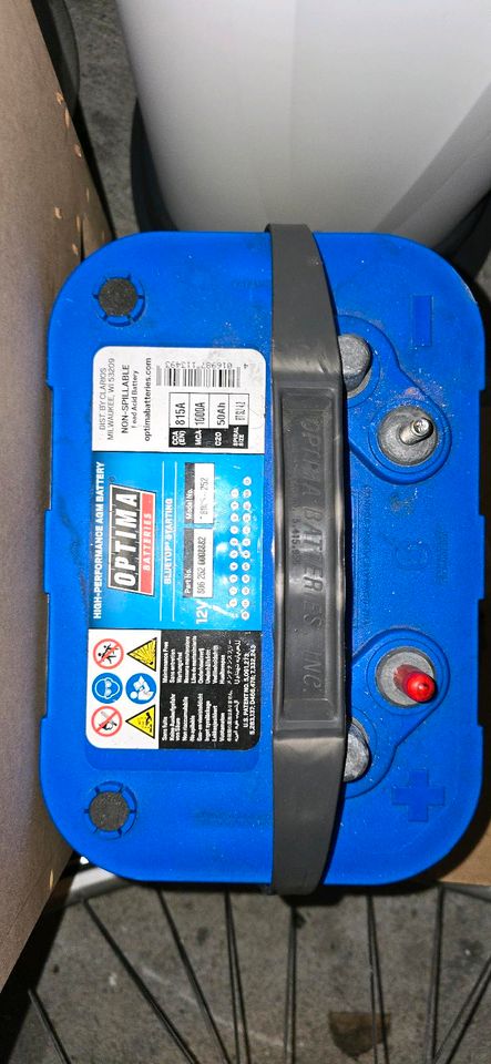 Autobatterie Optima Blue Top in Cleebronn