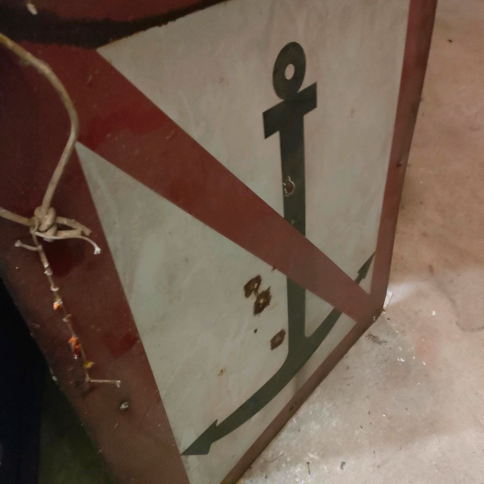 Altes Ankerverbot Schild Antik Ankerverbot Symbol Schiff in Uetersen
