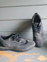 Sneaker Schnürschuh Marco Tozzi schwarz silber Glitzer Berlin - Steglitz Vorschau