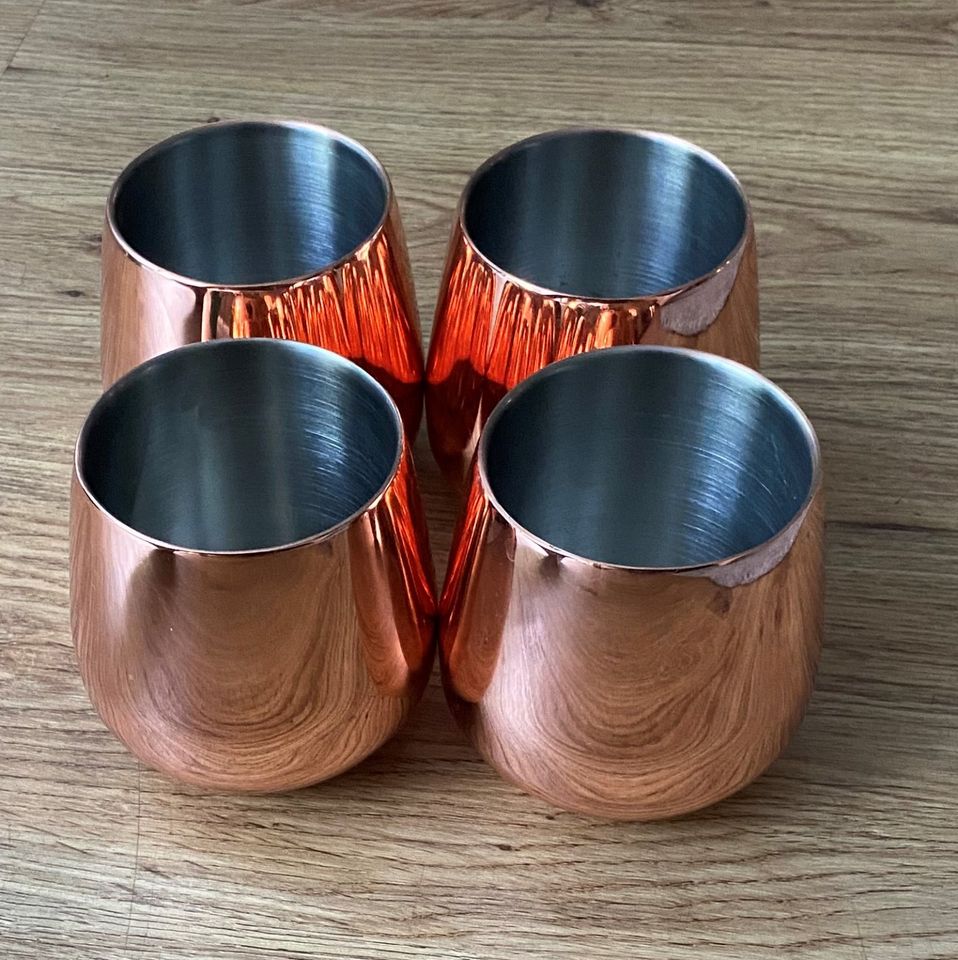 Viski Copper Stemless Wine Glasses in Düsseldorf