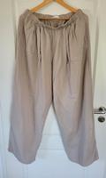 Hose Bershka Denim, Größe L, beige, Wide Leg Hessen - Wölfersheim Vorschau