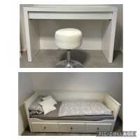 Ikea Tagesbett, Bett Hemnes, Schmink- und Schreibtisch mit Hocker Gröpelingen - Oslebshausen Vorschau