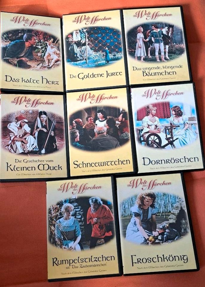 DVD Die Welt der Märchen, 8 Stück in Rubkow