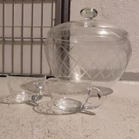 Glasbowleset mit Gravur Sachsen - Flöha  Vorschau