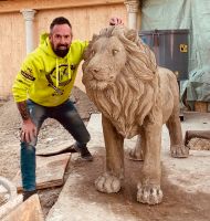 Löwe 2,12 Meter lang 1,33 Meter hoch ca 1000 Kg Beton Baden-Württemberg - Ettenheim Vorschau