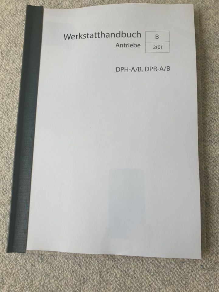 Volvo Penta Wekstatthandbuch für Antrieb DPH-A/B und DPR-A in Hamburg