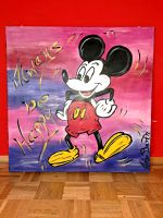 Micky Maus. ORIGINAL Acryl/Leinwand "Always be happy" 1m x 1m Bayern - Pleinfeld Vorschau