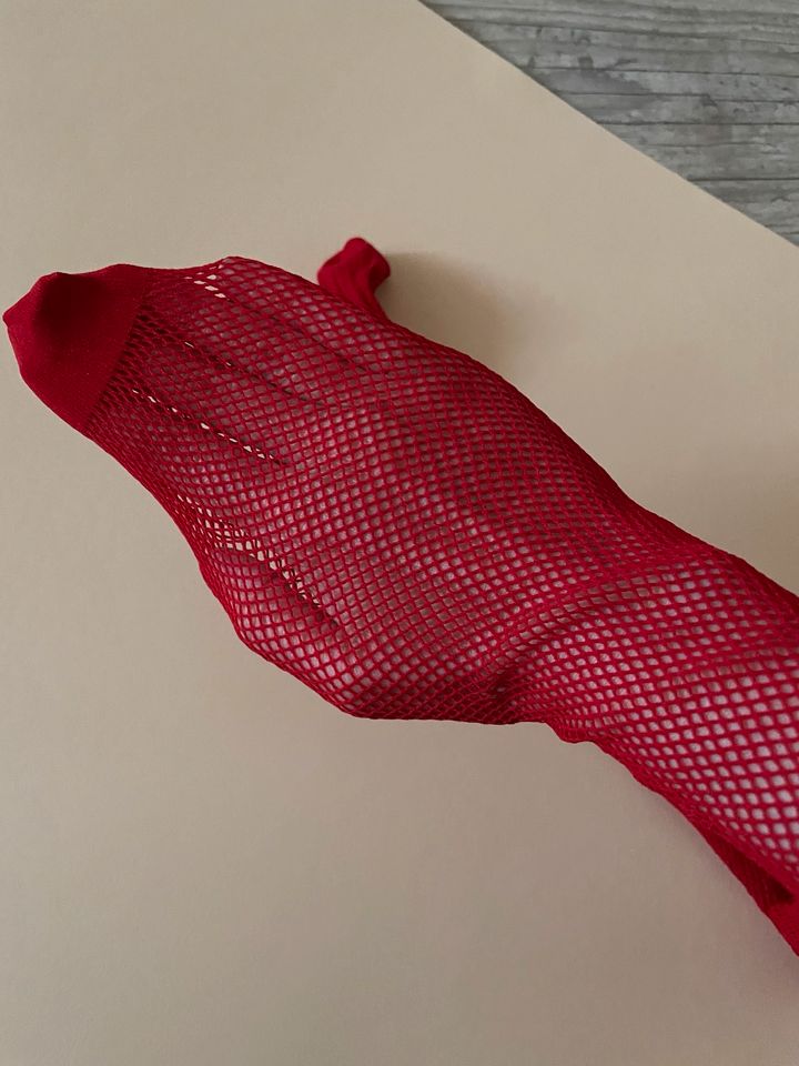 Netzstrumpfhose Netz Strumpfhose NEU Rot XS S in Berlin