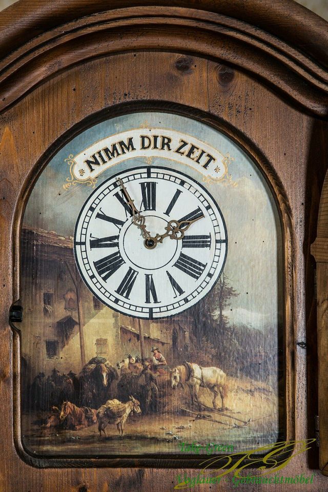 Voglauer Anno 1900 Dunkel Antik Standuhr Pendeluhr Landhaus in Sankt Augustin