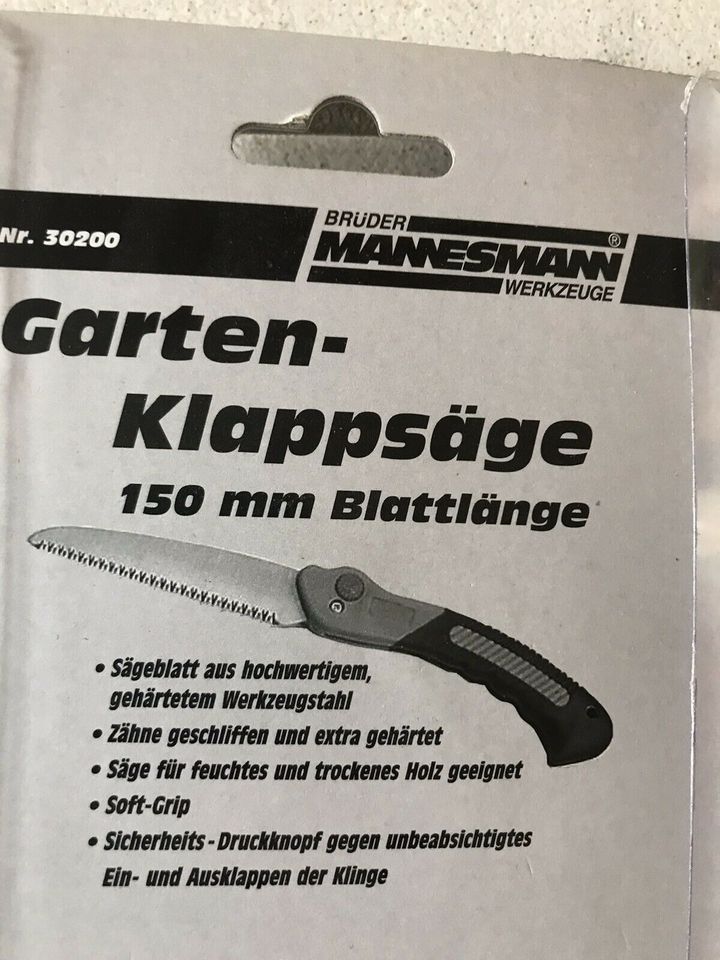 Garten-Klappsäge in Hespe