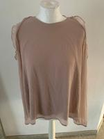 100 % Seiden-Bluse, langarm, schulterfrei, Gr. 44 Saarland - Beckingen Vorschau