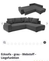 Ecksofa grau L-Form Häfen - Bremerhaven Vorschau