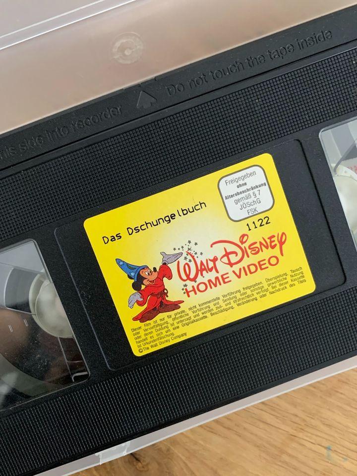 VHS das Dschungelbuch Kassette 1122 Film Disney Kinder in Küssaberg