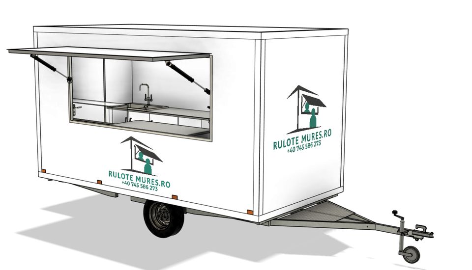 Doner+Burger Imbisswagen Food trailer 3 m in Heidenheim an der Brenz