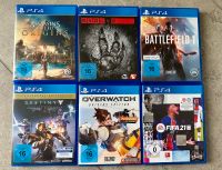 6 PS4 Spiele, Gebraucht Niedersachsen - Walsrode Vorschau