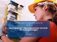 Montageleiter / Montagemeister (m/w/d) für Aufzugsanlagen | Erfu Thüringen - Erfurt Vorschau