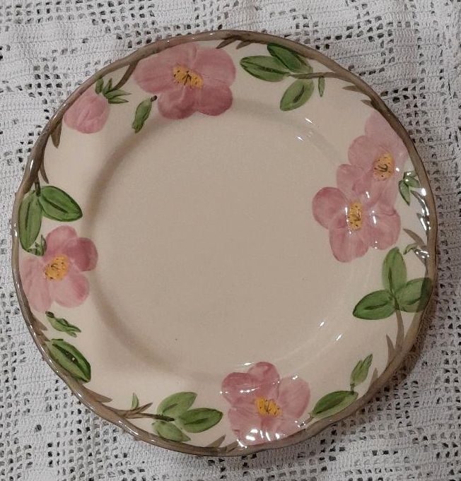 Franciscan Dinnerware " Desert Rose" Speiseteller ca 26,5 cm Durc in Perl