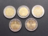 2 Euro-Gedenkmünzen Deutschland 2012-2022, einzeln o als Konvolut Thüringen - Erfurt Vorschau