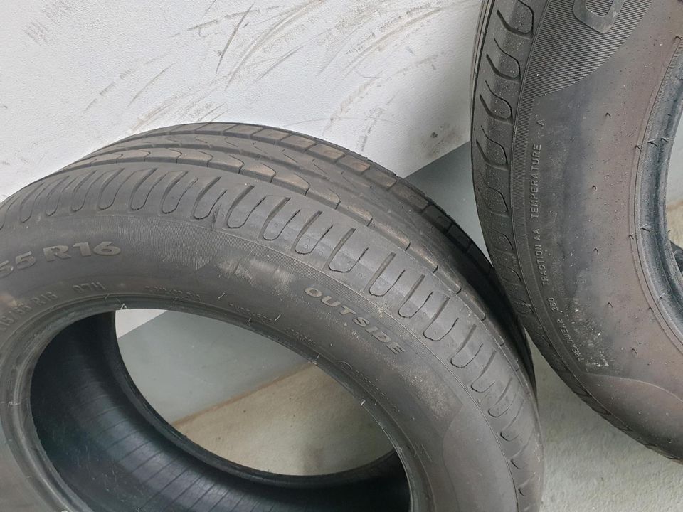 2 x Pirelli Sommerreifen / 215/55R16 97H / dot 19 in Deckenpfronn