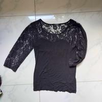 Shirt aus Spitze, schwarz / Größe 38 Bayern - Augsburg Vorschau