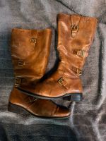 Caprice Stiefel Leder  Cognac Gr. 5,5 (38,5) Nordrhein-Westfalen - Kerpen Vorschau