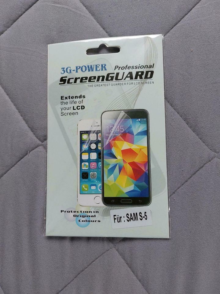 Screen Guard protection Folie Samsung S 5 in Rosenberg