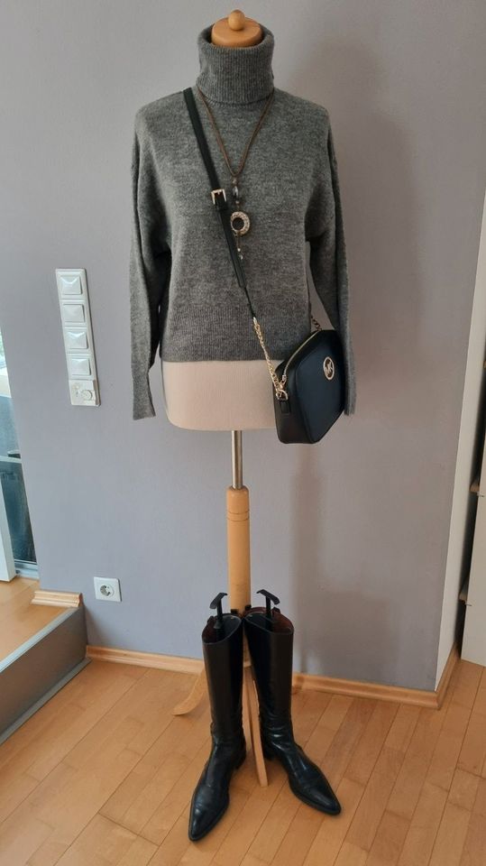 *H&M* Rollkragen Pullover klassisch Grau S 36/38 NP19,99€ NEU! in Ingolstadt