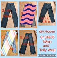 Jeans Hosen h&m, Tally Weijl Gr. 34, 36 Nordrhein-Westfalen - Nettetal Vorschau