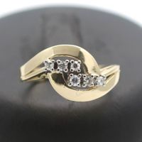 Diamant Gold Ring 585 14 Kt 0,15 Ct Gelbgold Weißgold juweliero.d Innenstadt - Köln Altstadt Vorschau