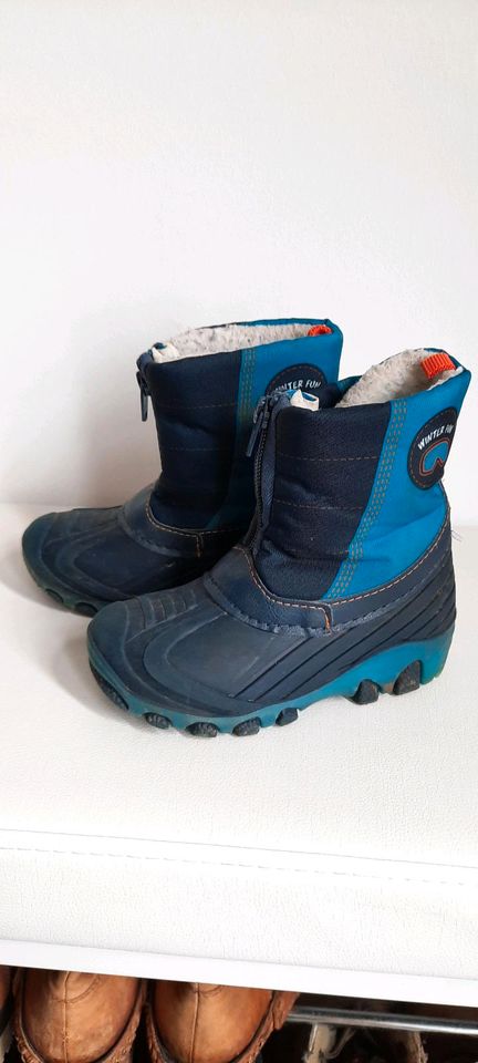 Gefütterte Blinker Gummistiefel Gr. 26 Schneestiefel in Niepars