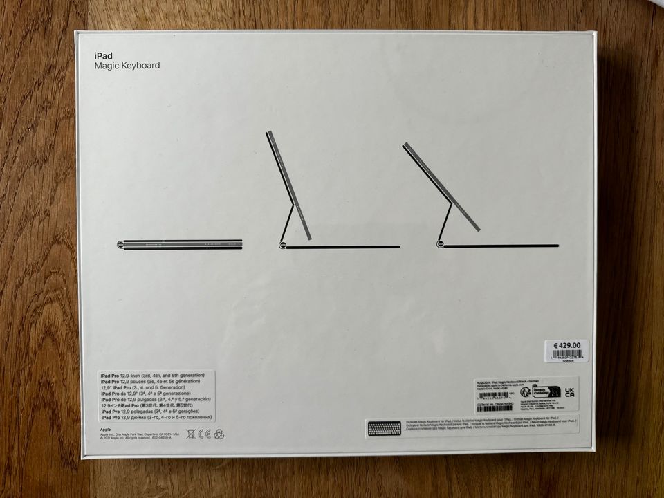 Apple Magic Keyboard iPad Pro 12.9 iPad Air 13” neu ungeöffnet in München