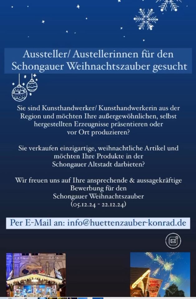 Schongauer Weihnachtszauber Weihnachtsmarkt Christkindlmarkt in Kinsau