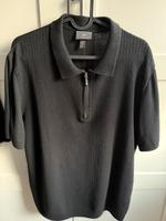 H&M Poloshirt mit zipper in schwarz in M Hessen - Limburg Vorschau