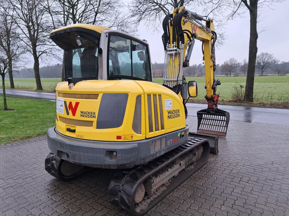 WackerNeuson ET65 Minibagger Bagger Sortiergreifer Abbruchhammer in Dülmen